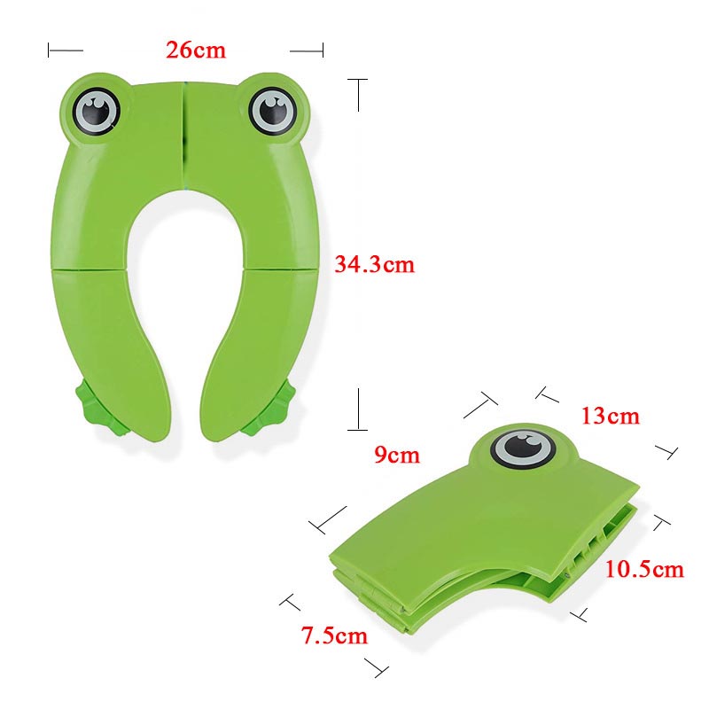 Toddler Potty Training Seat - เบาะกระโถนเด็กรองนั่งชักโครกแบบพับได้สำหรับเด็กหัดเดินเบาะรองนั่งรองปัสสาวะสำหรับเด็กเด็กๆแบบพกพา