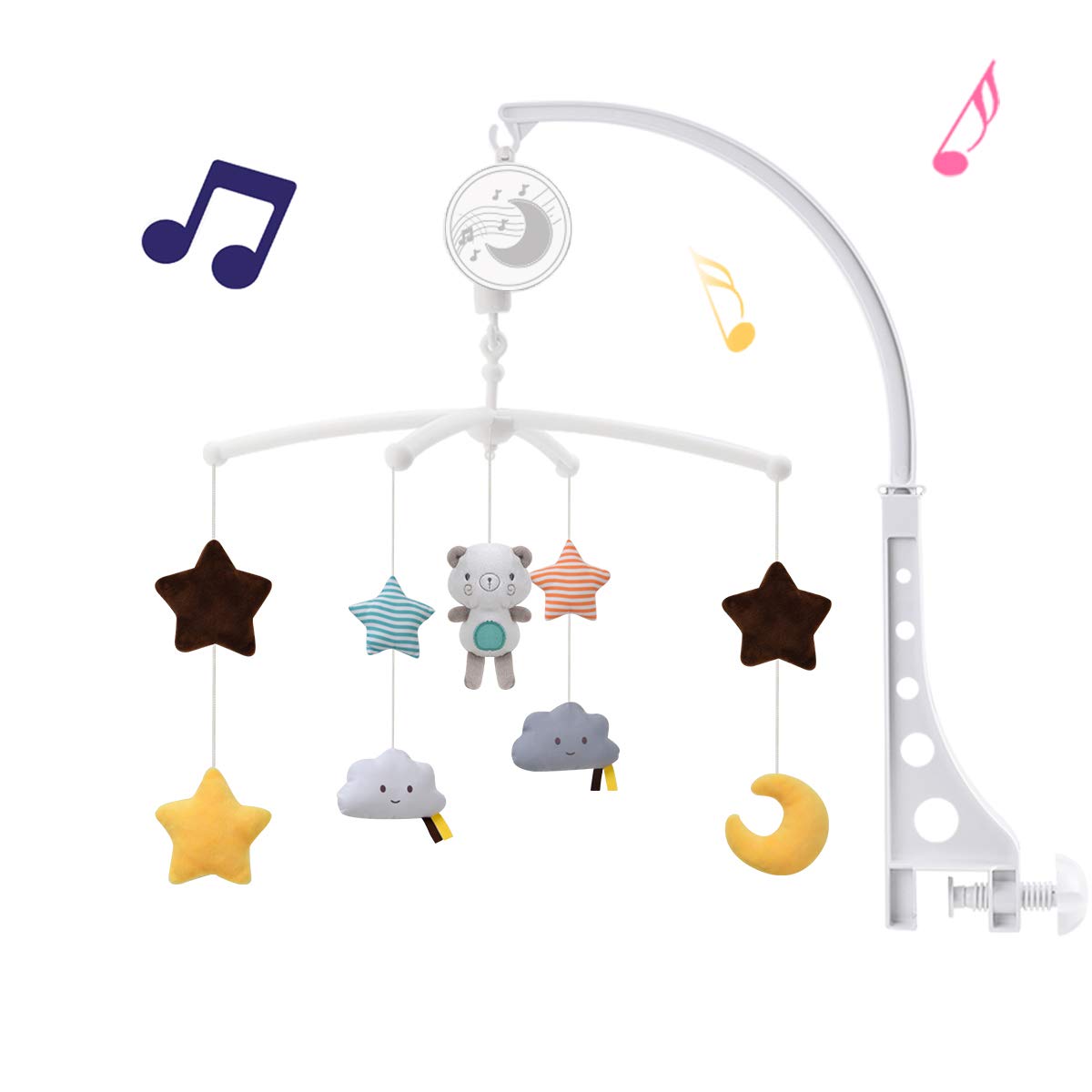 Baby Rattle Toy Set - เปลเด็กโทรศัพท์มือถือ Rattles เพลงของเล่นเพื่อการศึกษา Bed Bell Carousel