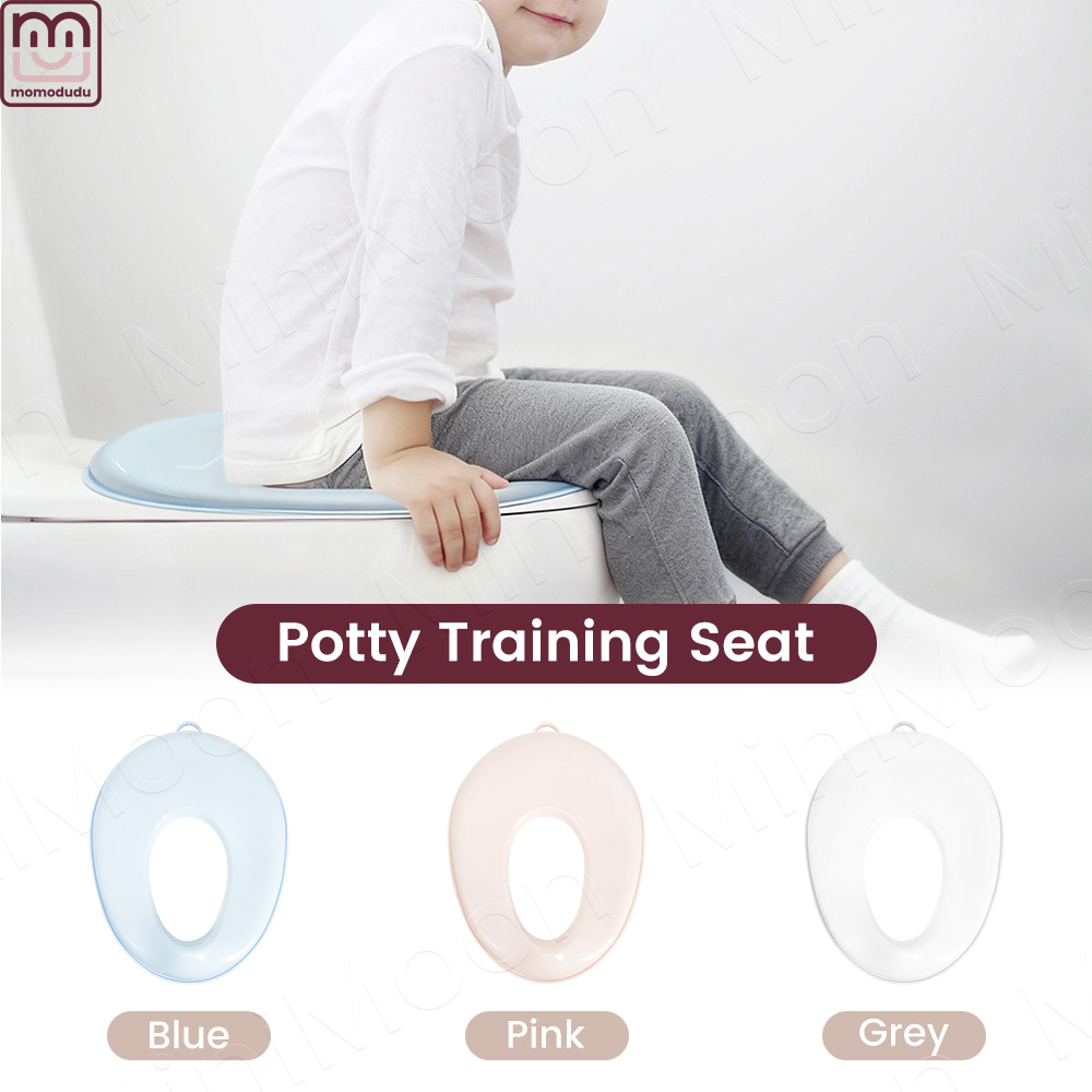 Toddler Potty Training Seat - ที่นั่งชักโครกเด็กแบบพกพาพร้อมแผ่นกันกระเด็น เหมาะสำหรับเด็กชายและเด็กหญิง ทำความสะอาดง่าย