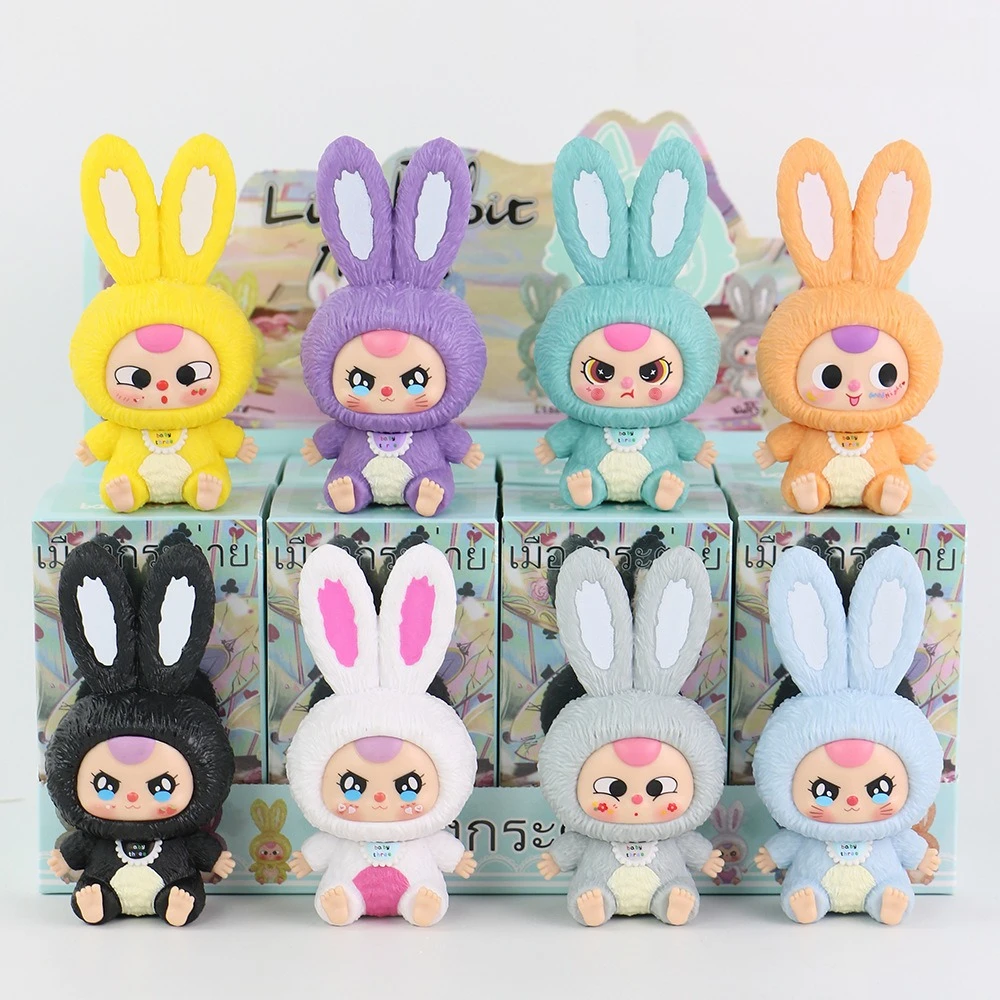 Baby Products In - Mystery กล่องตาบอดเดสก์ท็อปเครื่องประดับประณีตตุ๊กตาจี้ของขวัญเด็กสาม Lily Rabbit Town Series