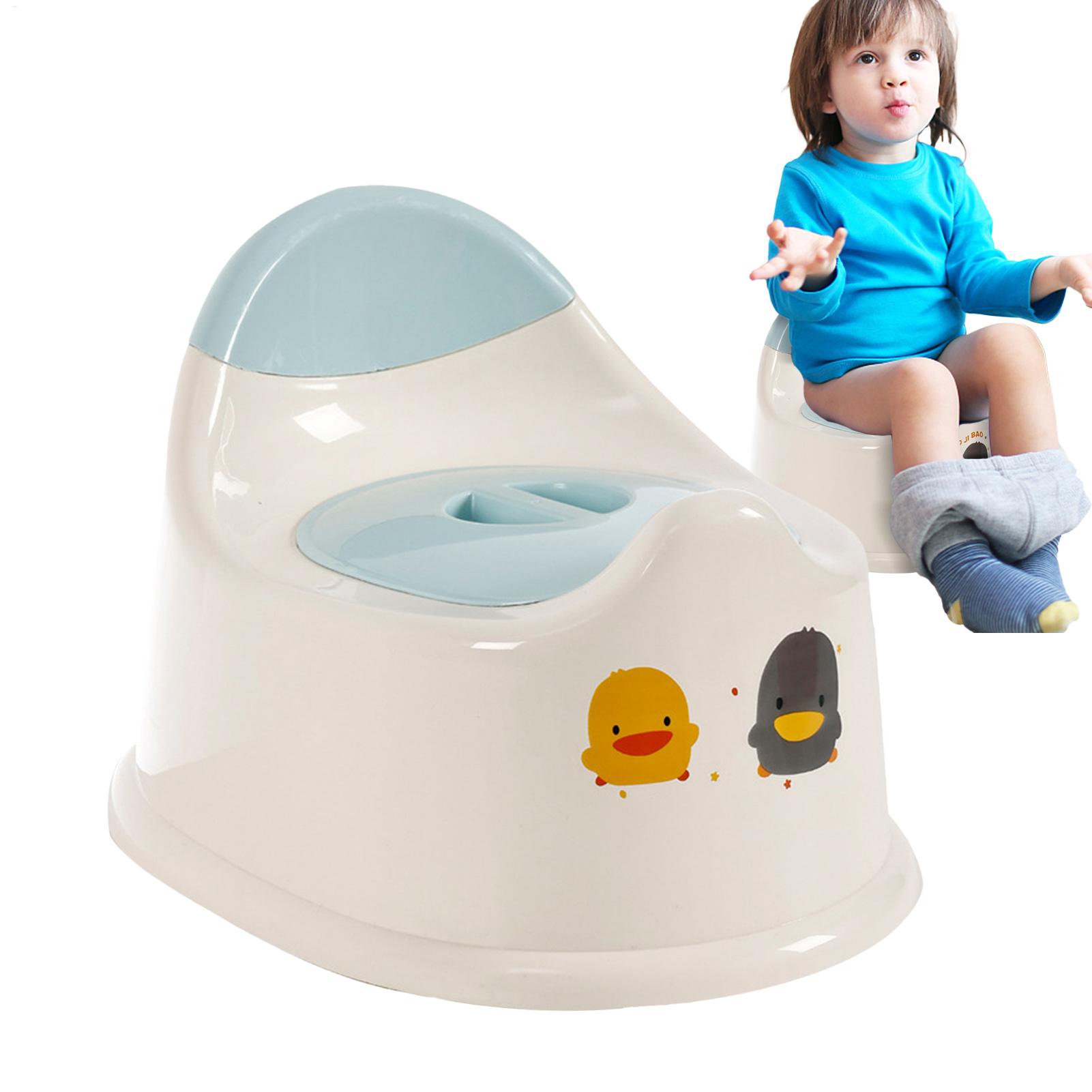 Toddler Potty Training Seat - เก้าอี้นั่งฝึกขับถ่ายสำหรับเด็กวัยหัดเดิน แบบพกพา กันลื่น พร้อมฝาปิด สำหรับเด็กชาย ใช้ได้ทั้งที่บ้านและระหว่างเดินทาง