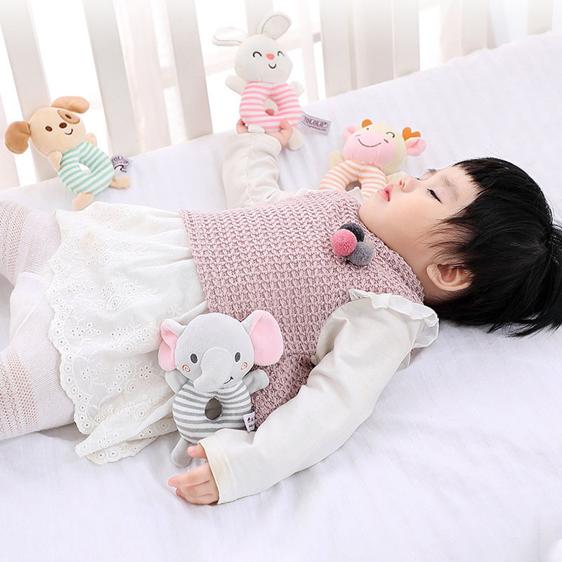 เด็กใหม่ Rattle ของเล่นการ์ตูน - Baby Rattle Toy Set บทวิจารณ์และราคา