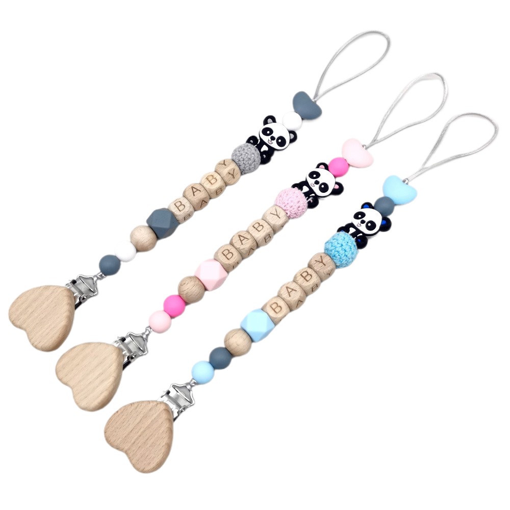 โซ่จุกนมหลอกเด็กแบบไม้ ดีไซน์ส - Baby Products In บทวิจารณ์และราคา
