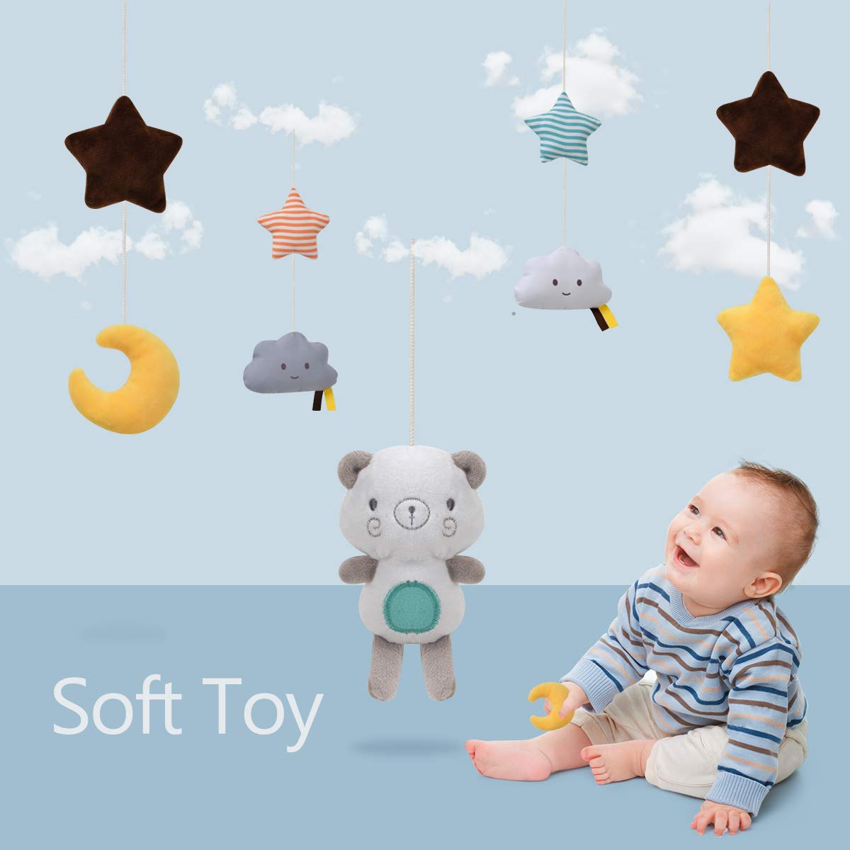 เปลเด็กโทรศัพท์มือถือ Rattles  - Baby Rattle Toy Set บทวิจารณ์และราคา