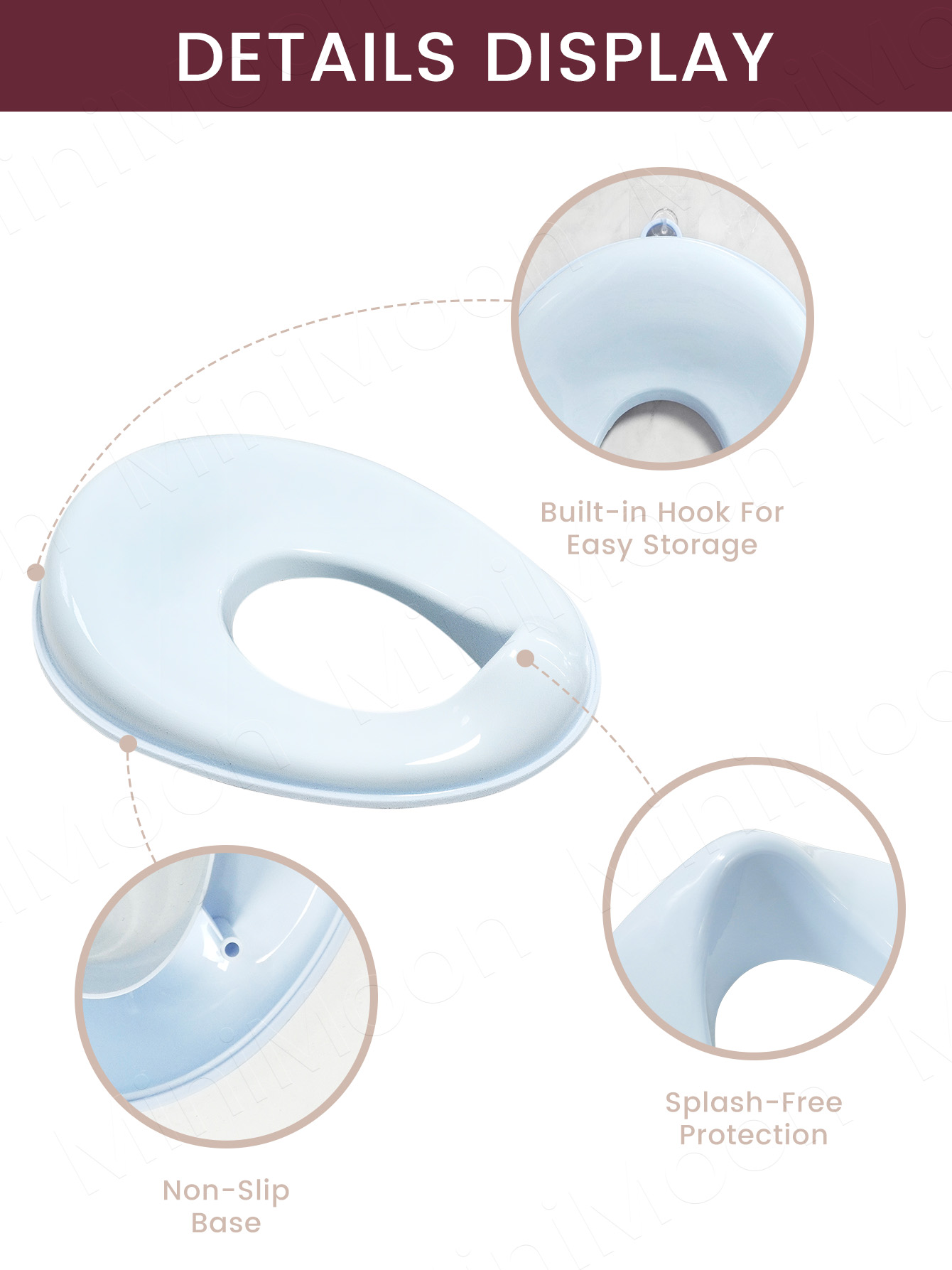 ที่นั่งชักโครกเด็กแบบพกพาพร้อม - Toddler Potty Training Seat บทวิจารณ์และราคา