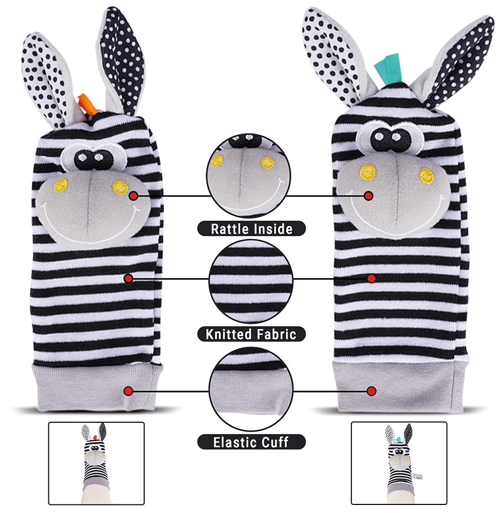 4 ชิ้น/เซ็ตเด็ก Rattle ของเล่น - Baby Rattle Toy Set บทวิจารณ์และราคา