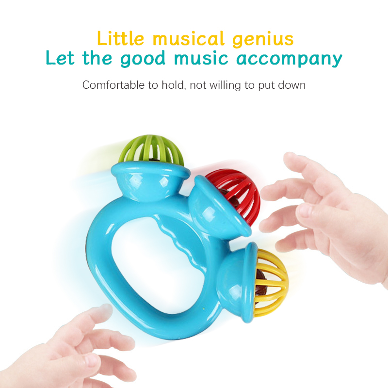 1-4PCS Baby Hand Rattle Ball ข - Baby Rattle Toy Set บทวิจารณ์และราคา