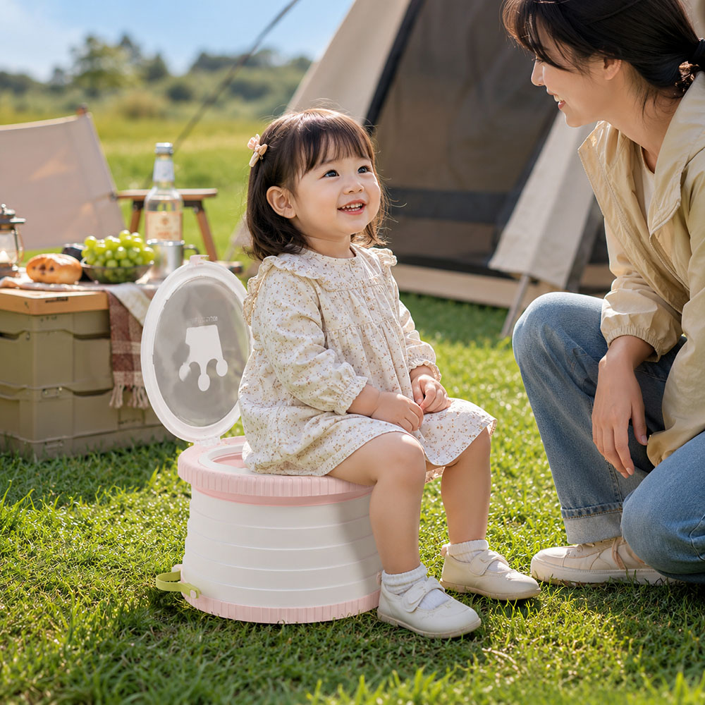 กระโถนพกพาแบบพับได้สำหรับเด็ก  - Toddler Potty Training Seat บทวิจารณ์และราคา
