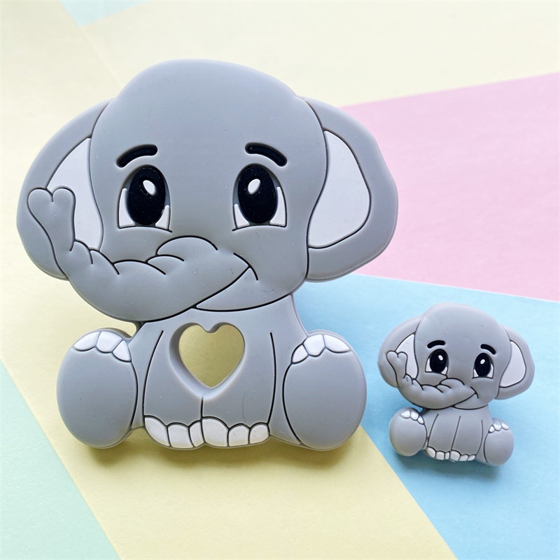 ชุดของเล่นยางกัดซิลิโคนรูปช้าง - Baby Rattle Toy Set บทวิจารณ์และราคา