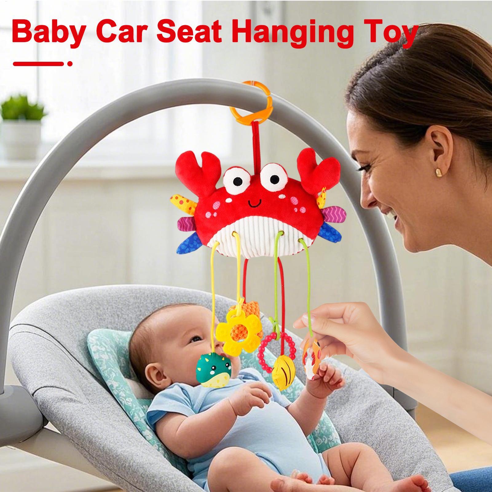 ของเล่นติดเบาะรถยนต์ ตุ๊กตาขนน - Baby Rattle Toy Set บทวิจารณ์และราคา