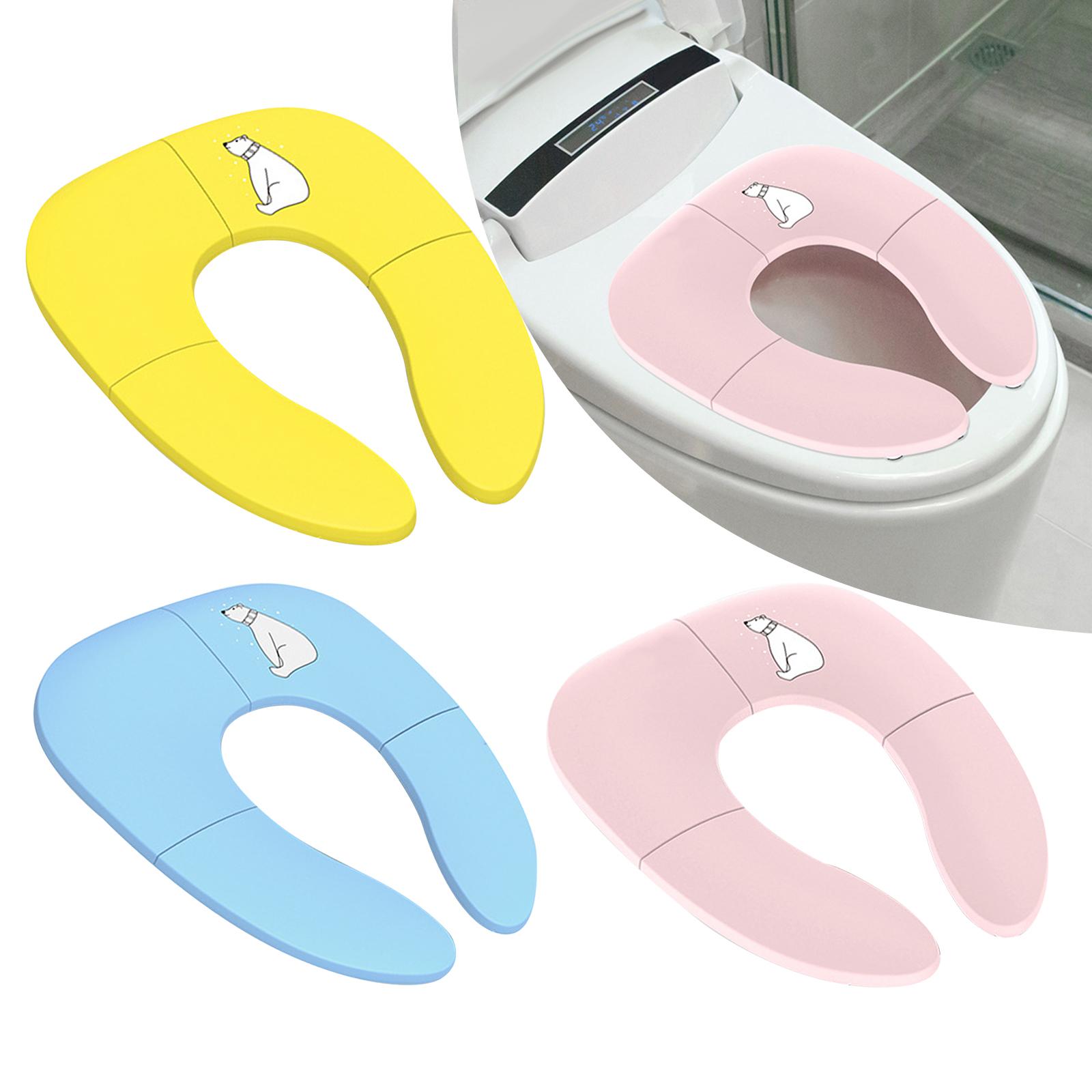 ที่นั่งชักโครกแบบพับได้ ที่นั่ - Toddler Potty Training Seat บทวิจารณ์และราคา