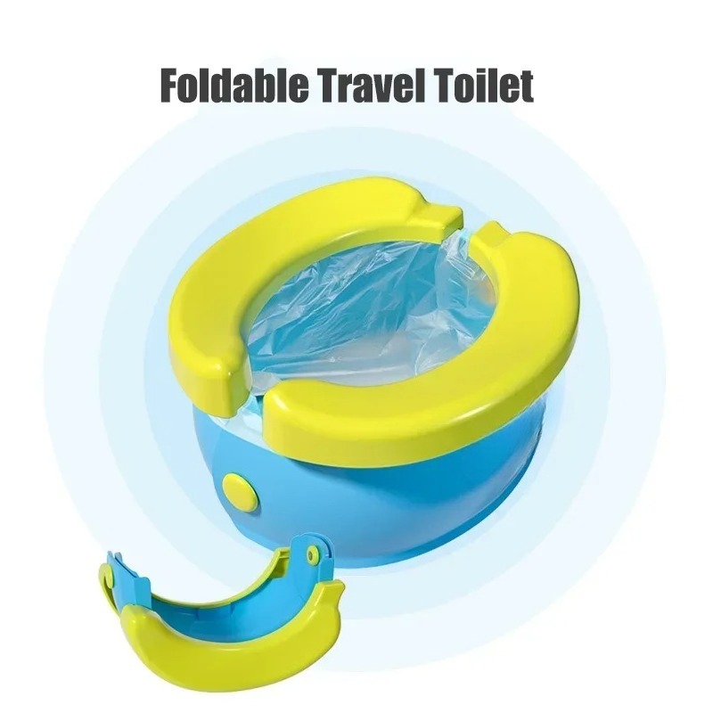 ที่นั่งฝึกขับถ่ายแบบพับได้พกพา - Toddler Potty Training Seat บทวิจารณ์และราคา